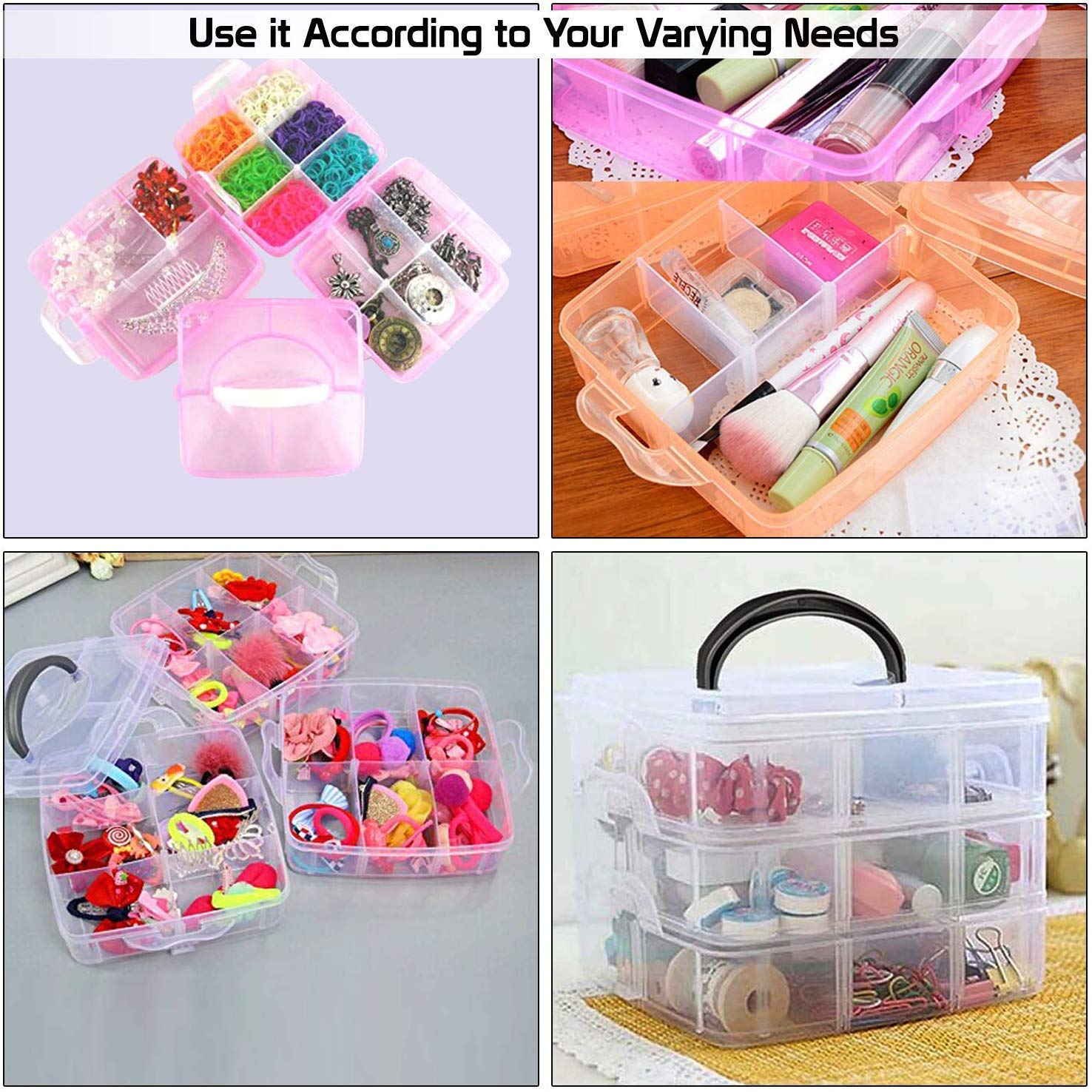 3 Layer Clear Storage Box