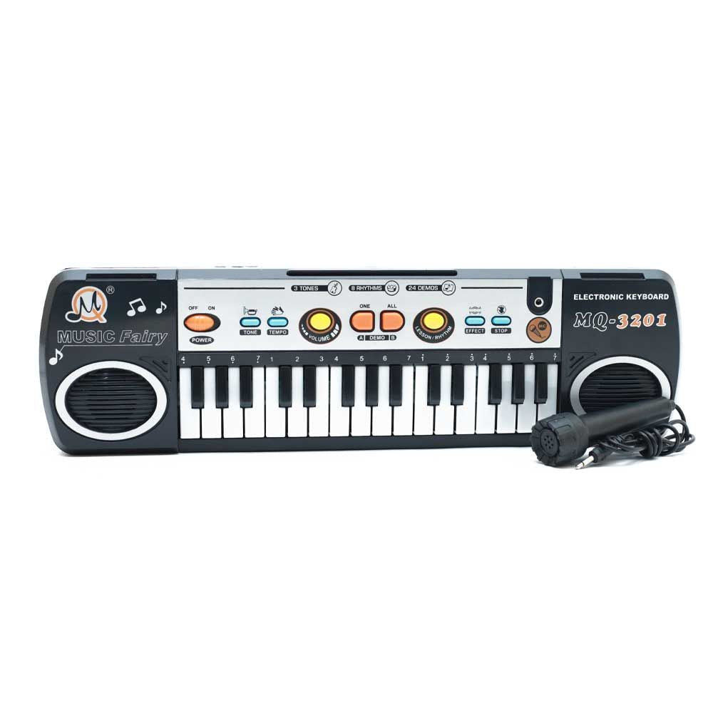 Piano Keyboard with Microphone