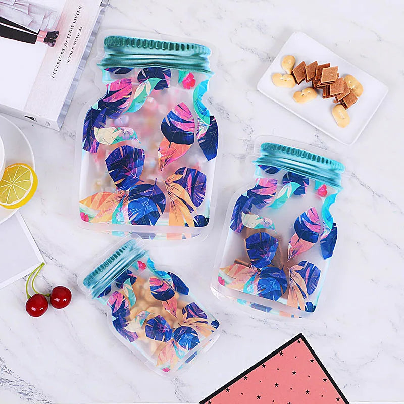 3pcs Mason Jar Food Storage Bags