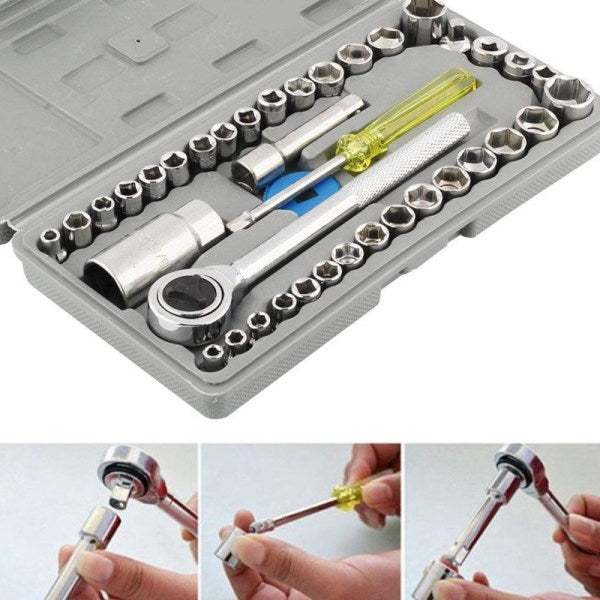 40 Pcs Socket Wrench Set