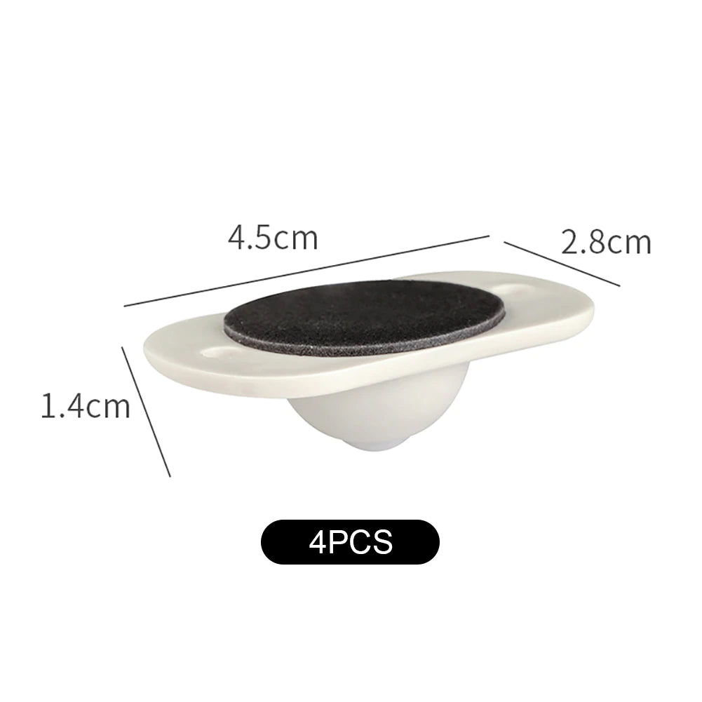 4pcs Pulley Self-adhesive Wheels