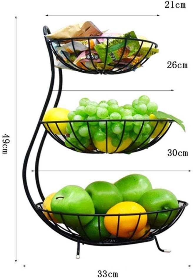 3 Tier Fruit and Vegetable Basket