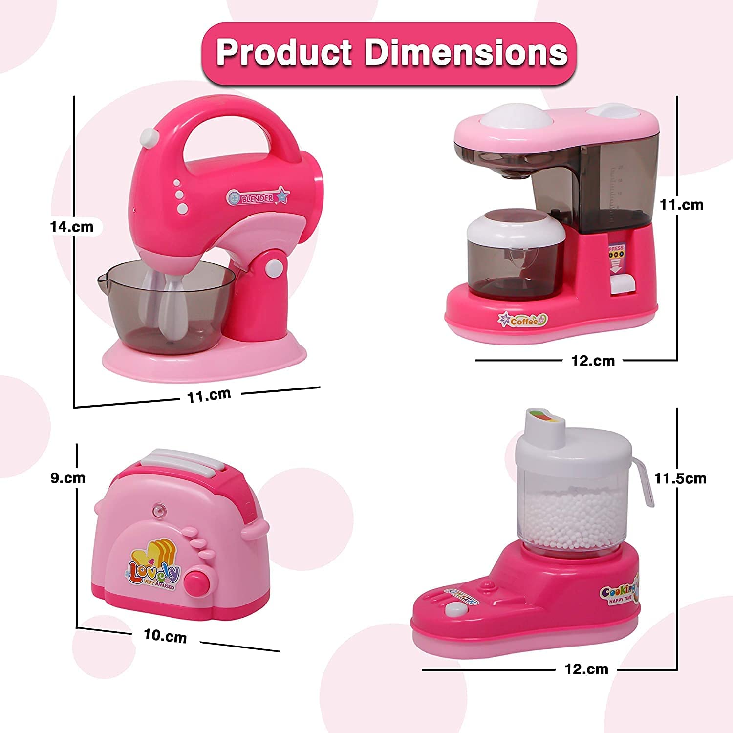 4pcs Household Toy Set