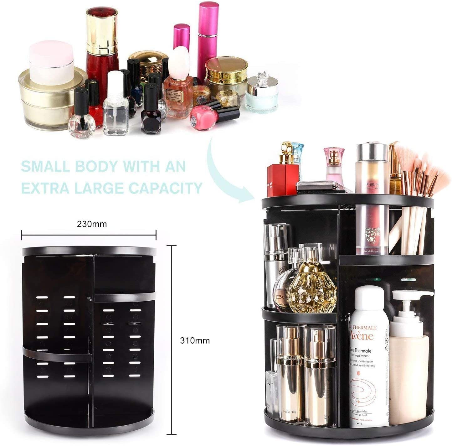 Rotating Cosmetic Organizer