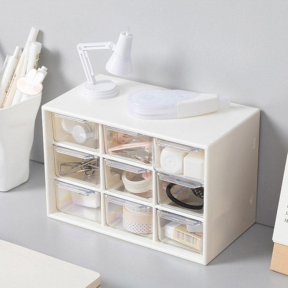 9 Grid Desktop Storage Box