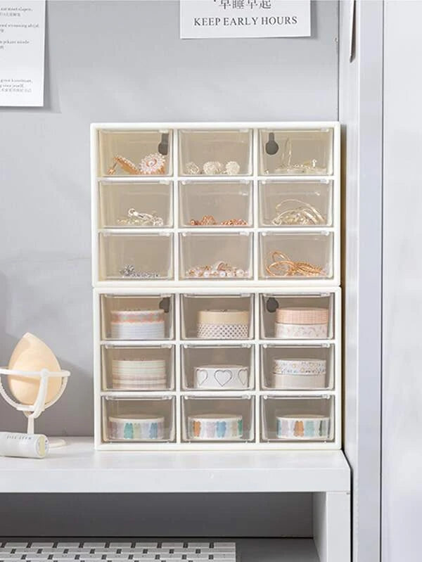 9 Grid Desktop Storage Box