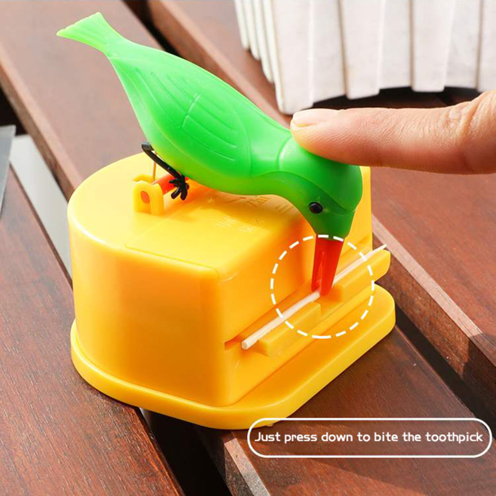Bird Toothpick Holder Dispenser