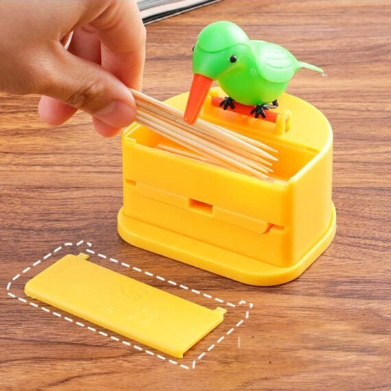 Bird Toothpick Holder Dispenser