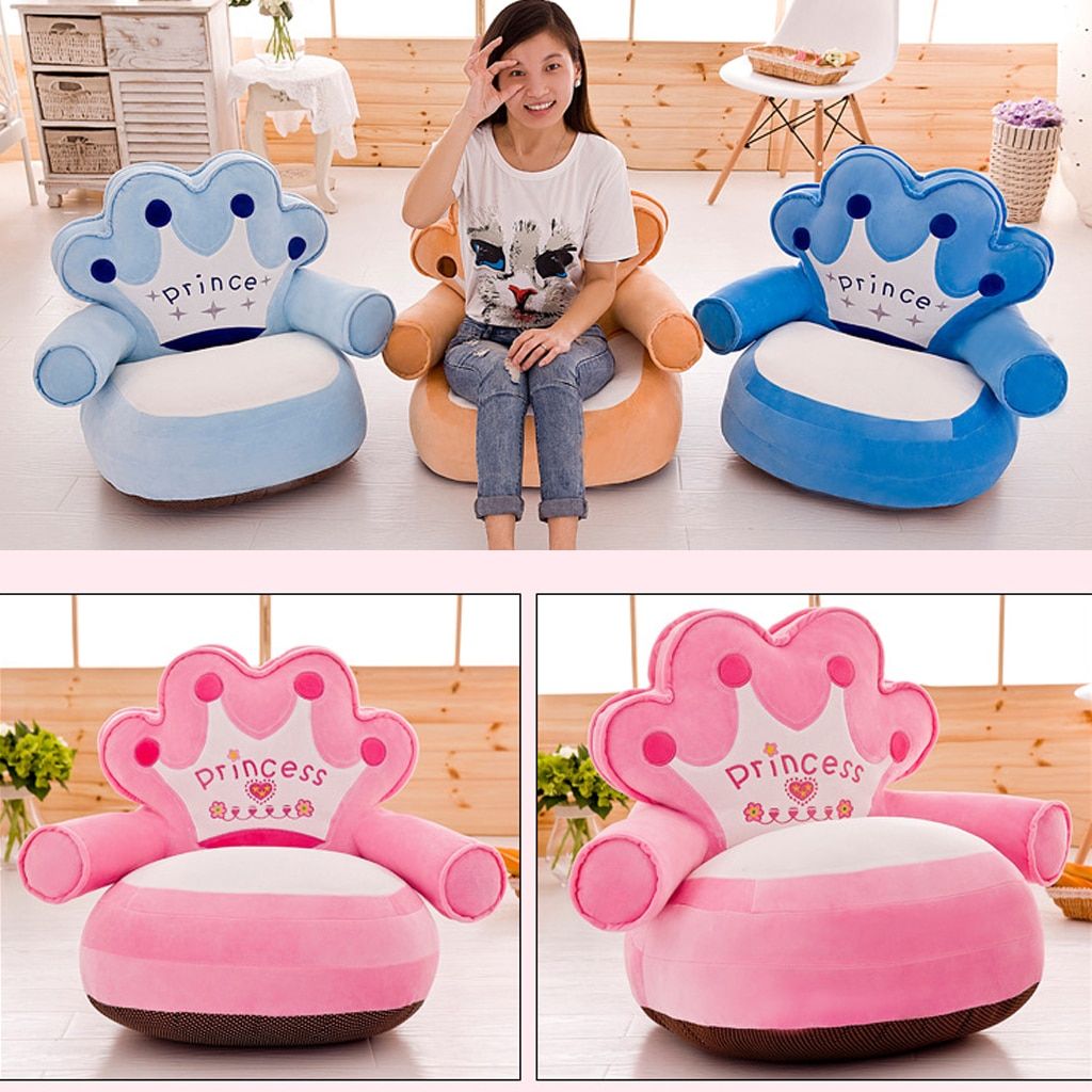 Cartoon Plush Kids Sofa