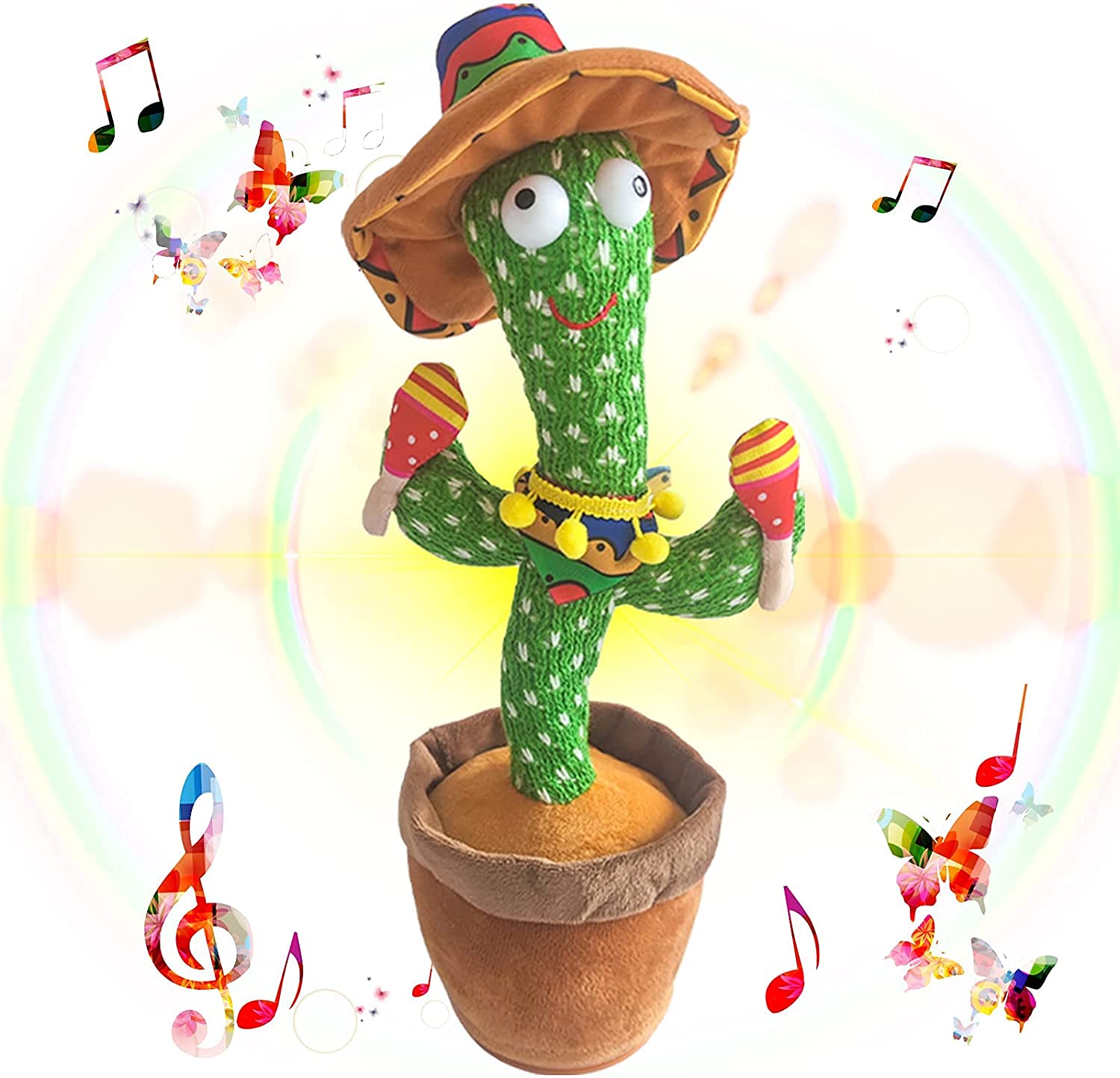 Dancing Cactus Repeat Talking Toy