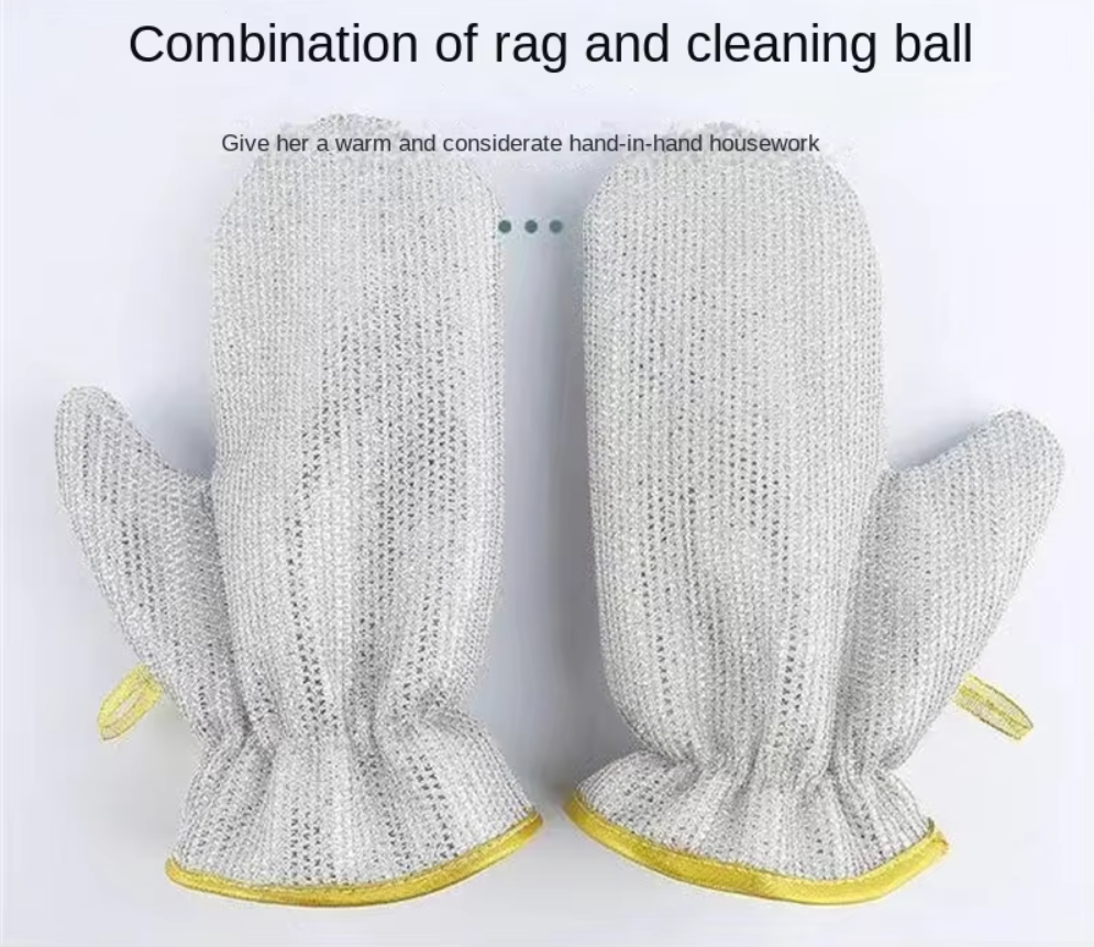 Silver Dishwashing Gloves