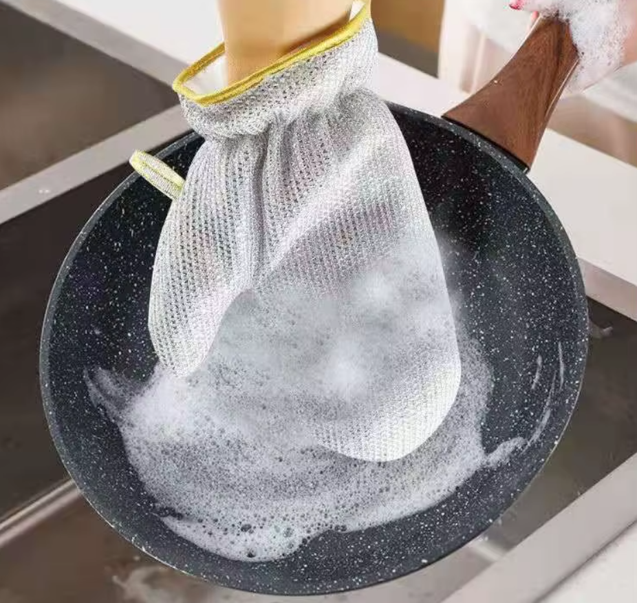 Silver Dishwashing Gloves