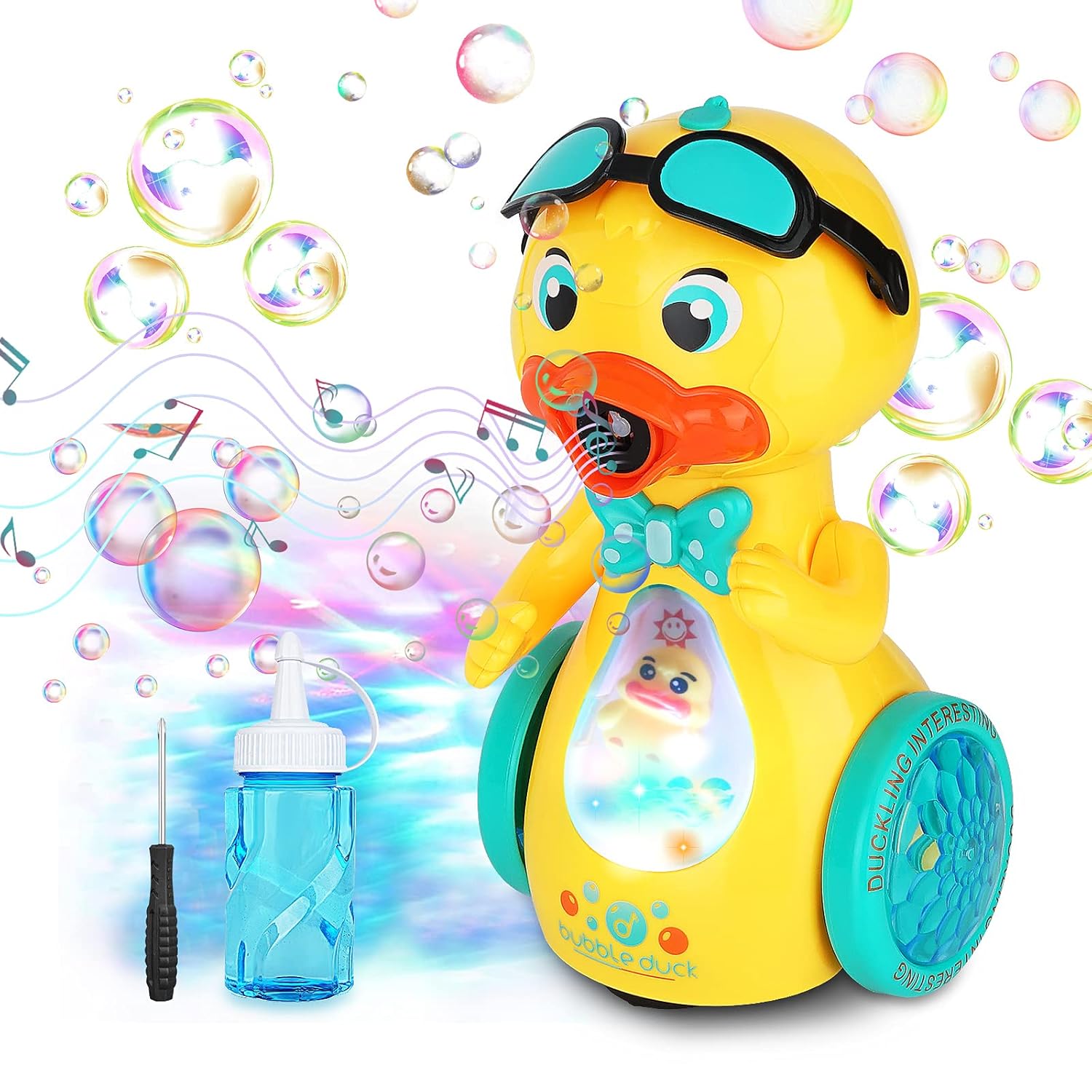Bubble Music Duck Toy