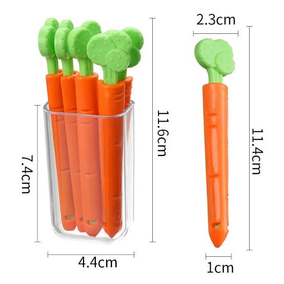 5 PCS Carrot Food Sealing Clips