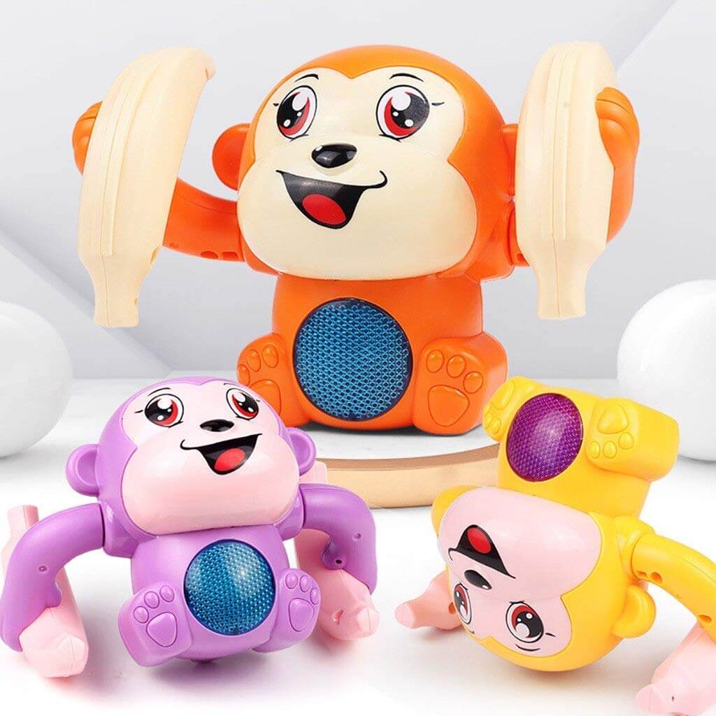 Electric Rolling Monkey Toy