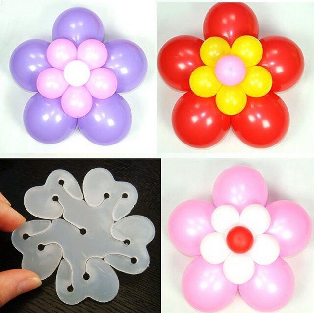 Flower Shape Balloon Clips