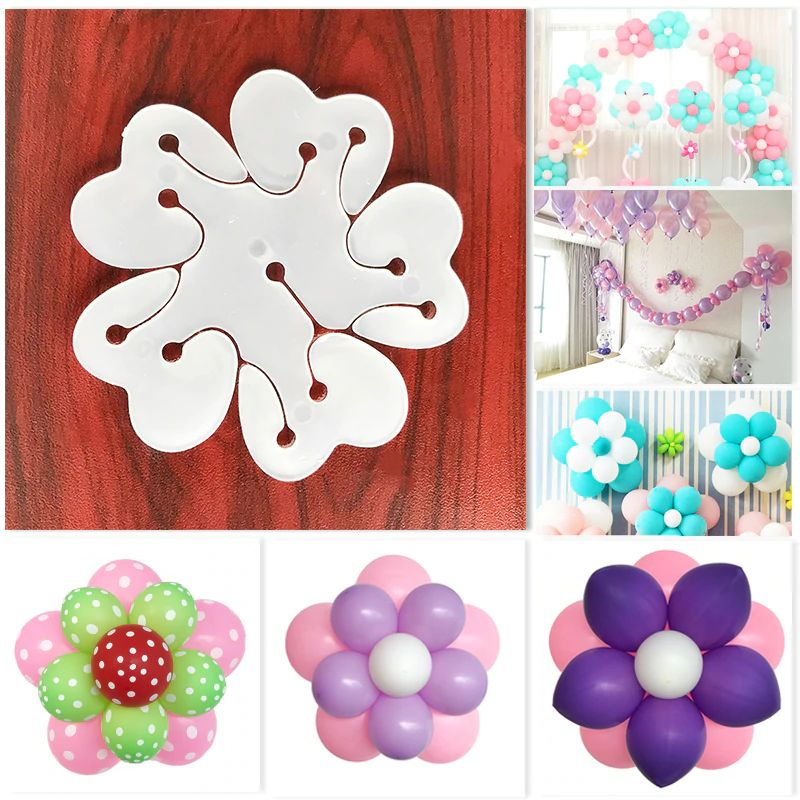 Flower Shape Balloon Clips