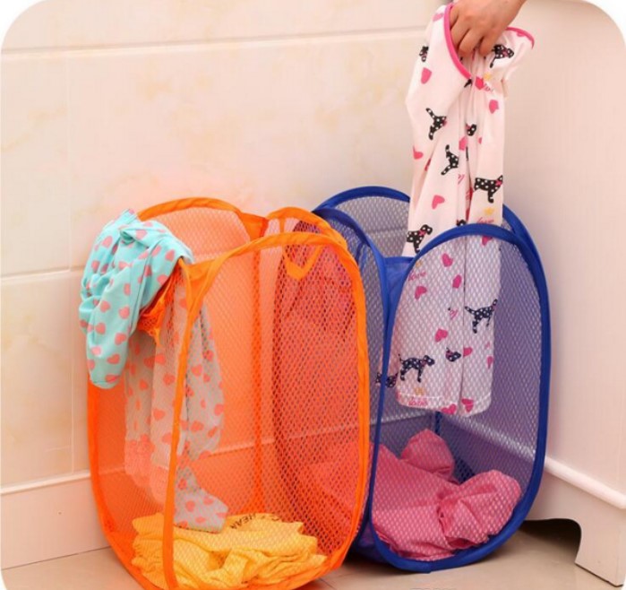 Folding Laundry Net Basket