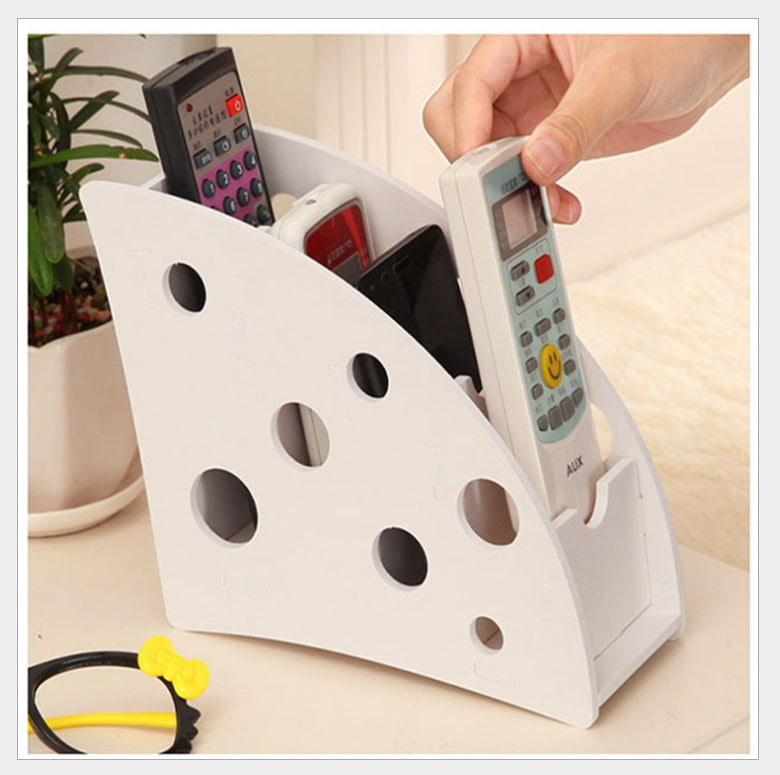 DIY Wood Remote Organizer