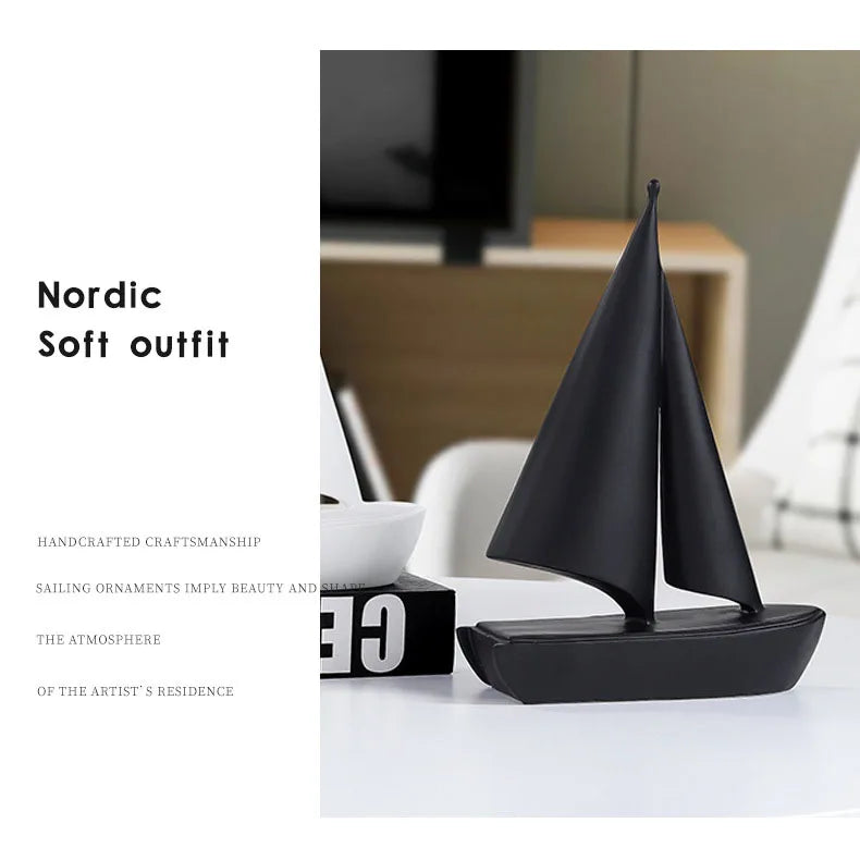 Resin Sailboat Ornament