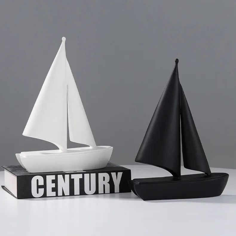 Resin Sailboat Ornament