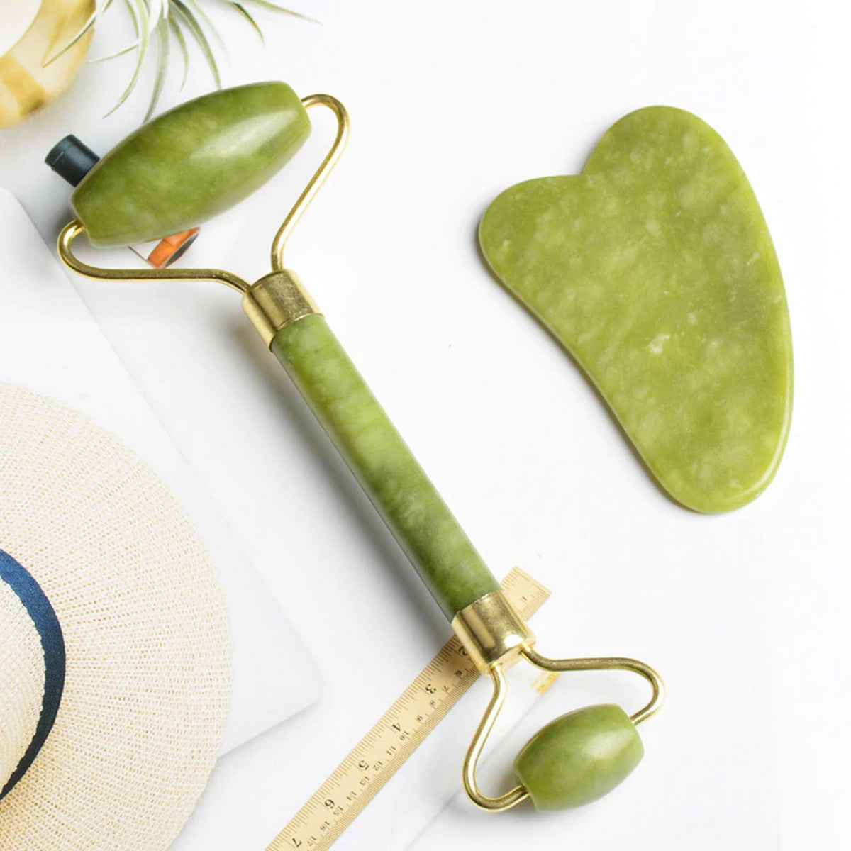 Jade Roller Gua Sha Set