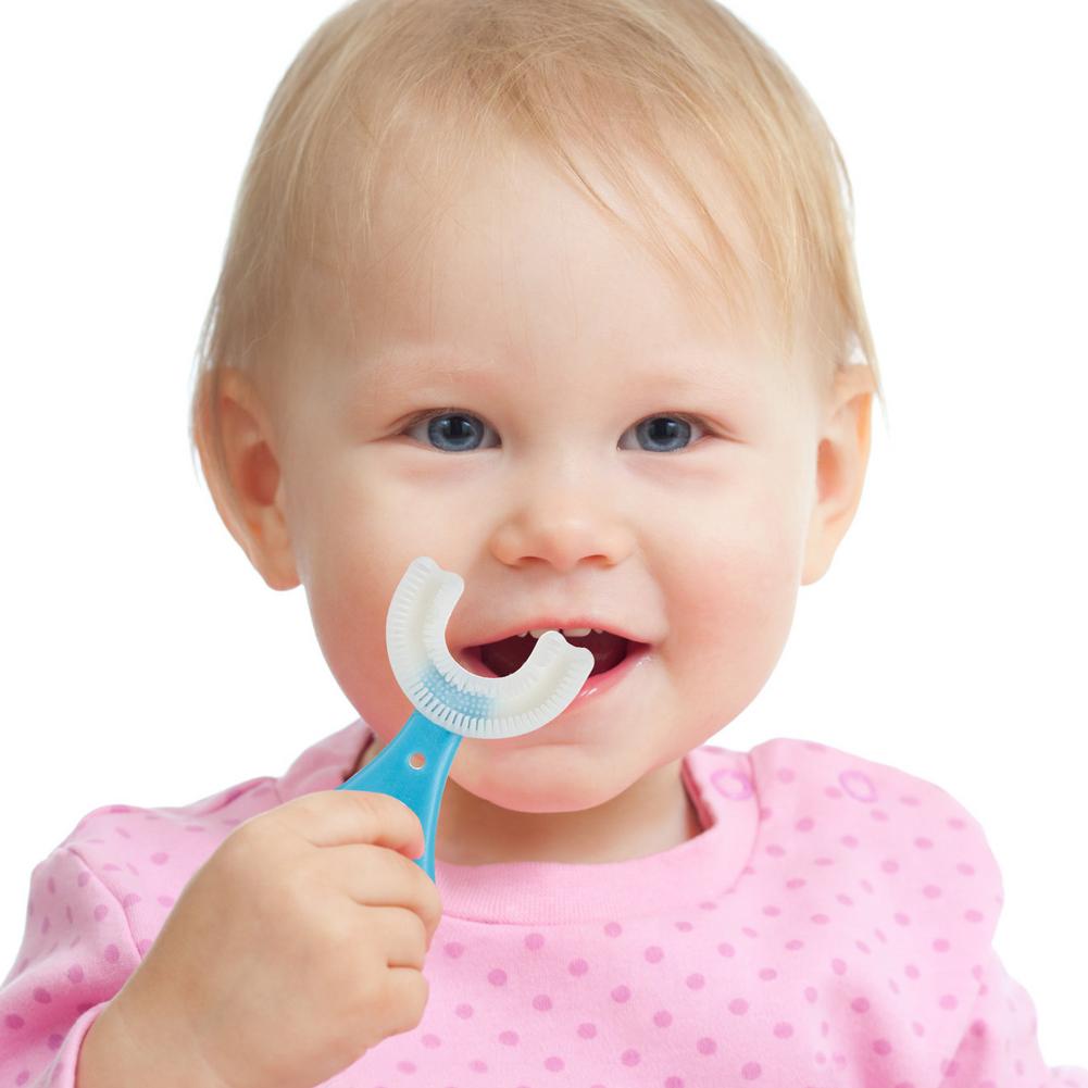 Kids U-shaped Silicone Toothbrush
