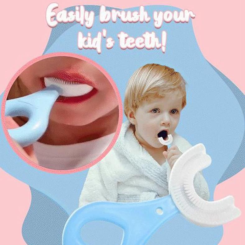 Kids U-shaped Silicone Toothbrush