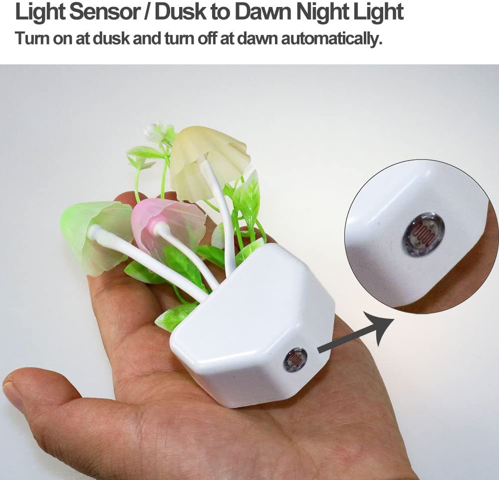 LED Mushroom Night Light