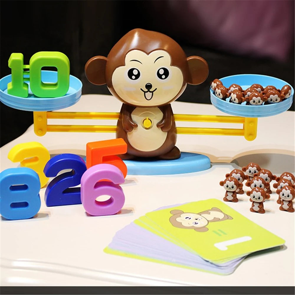 Monkey Balance Math Game