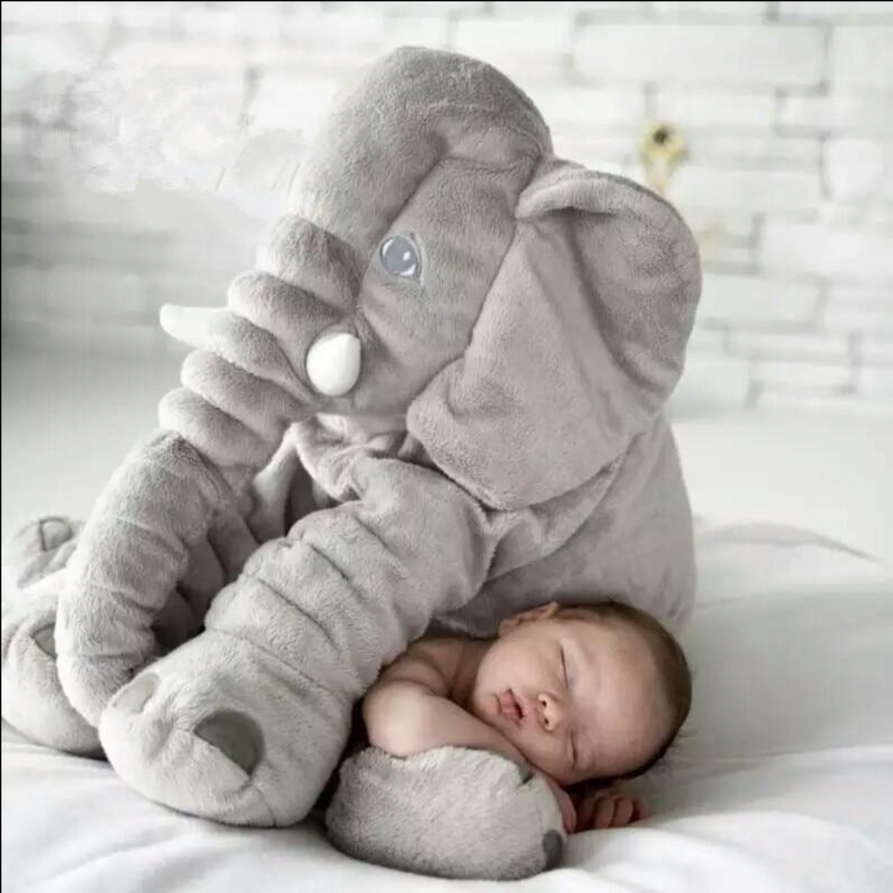 Plush Elephant Toy Pillow
