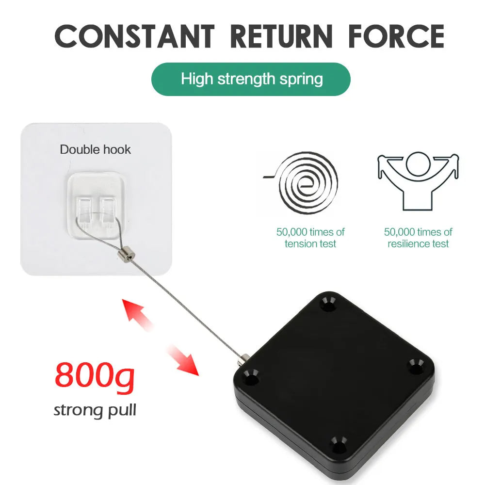 Punch-Free Automatic Door Closer