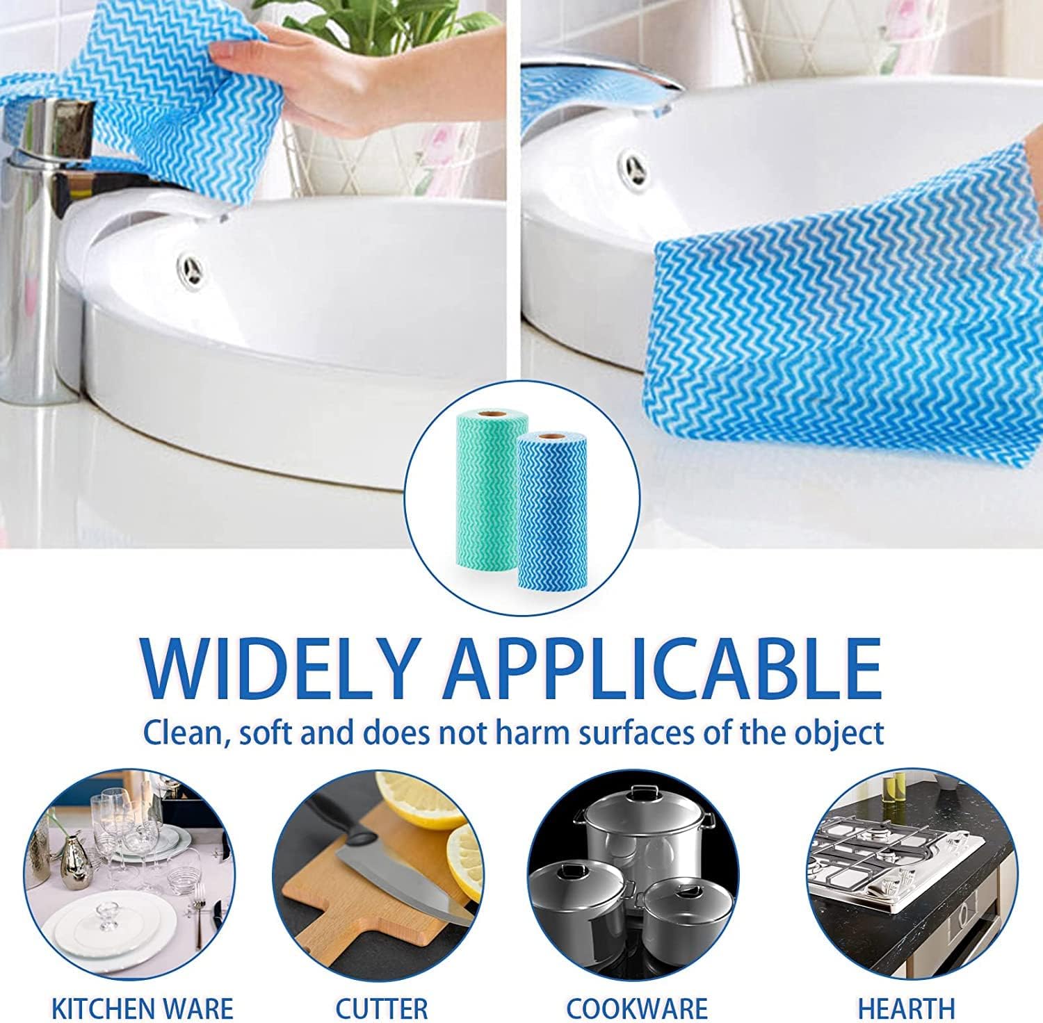 Reusable Kitchen Wipes