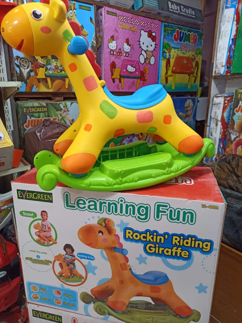 Rocking & Riding Giraffe
