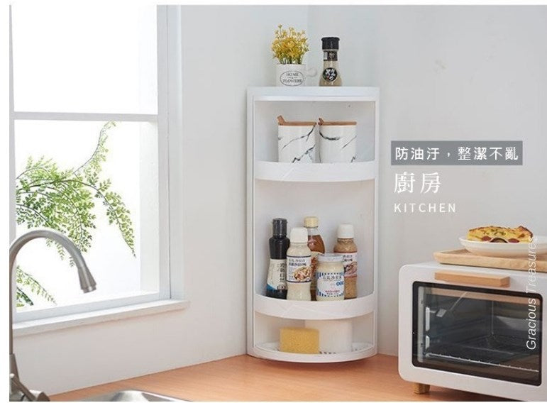 Rotating Corner Storage Rack