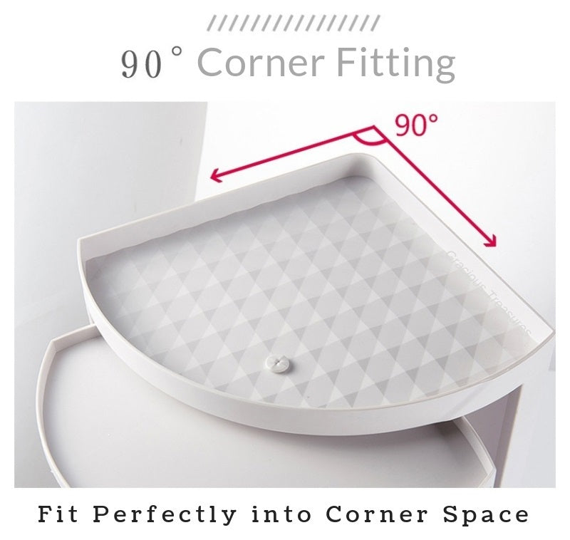 Rotating Corner Storage Rack