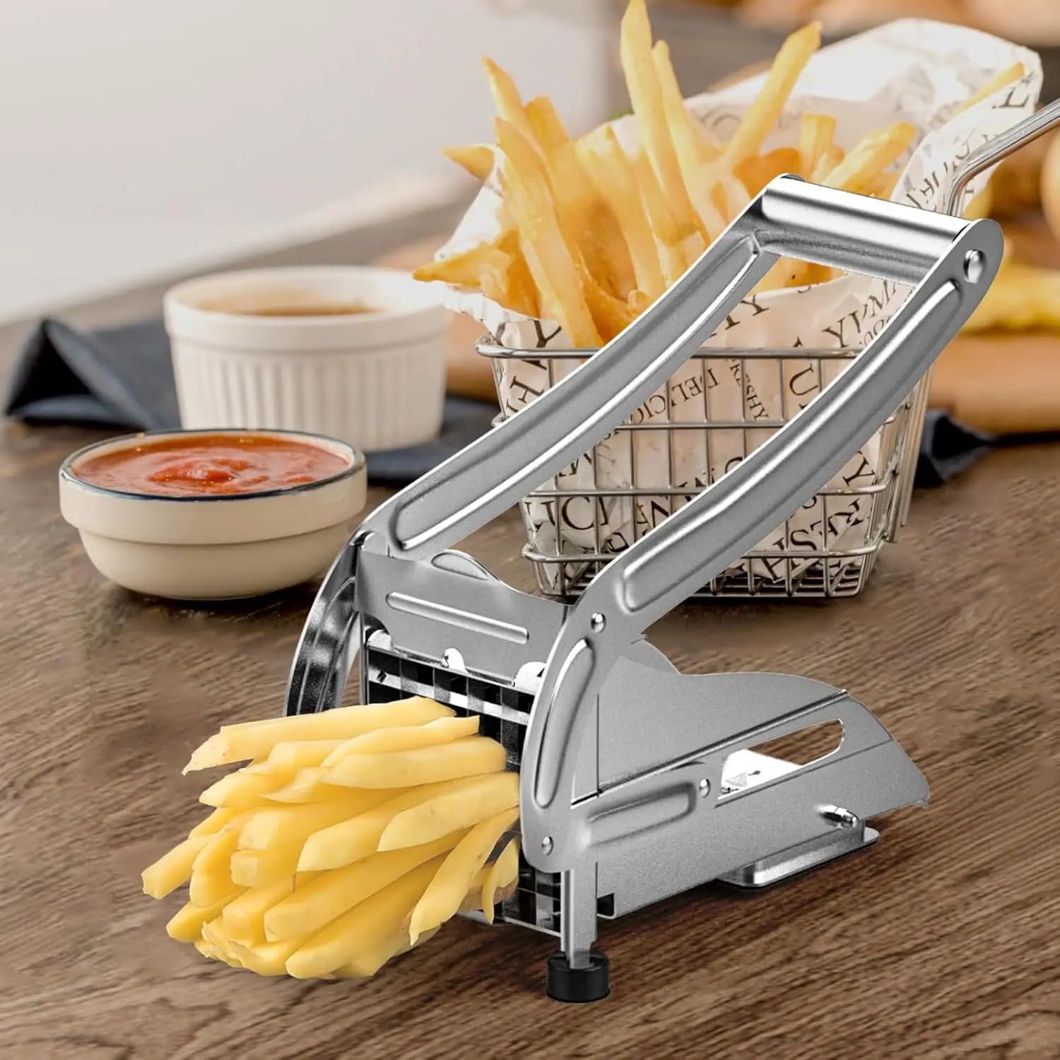 Stainless Steel French Fry Cutter