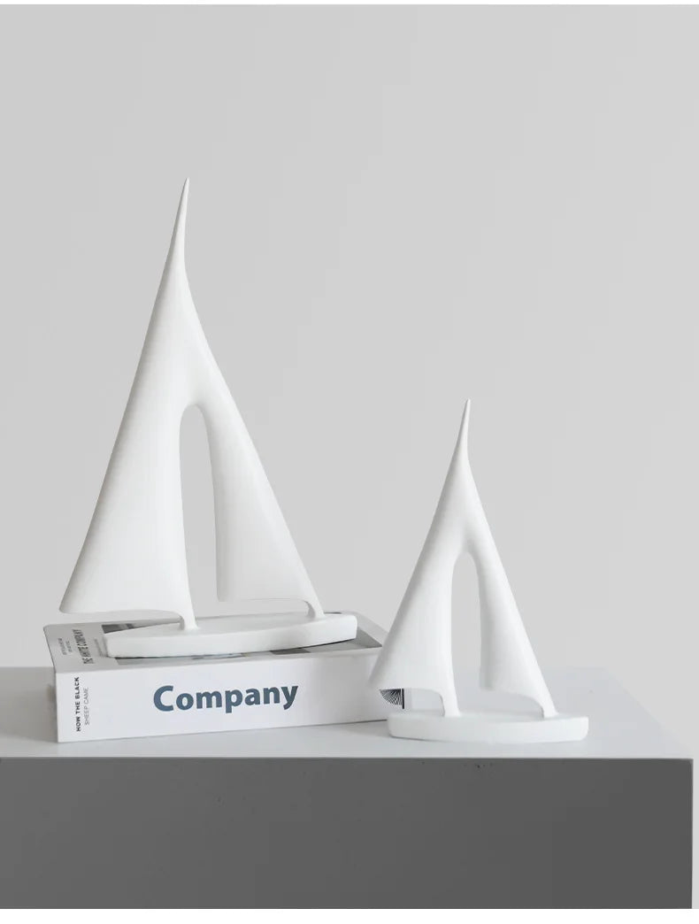 Resin Sailboat Ornament