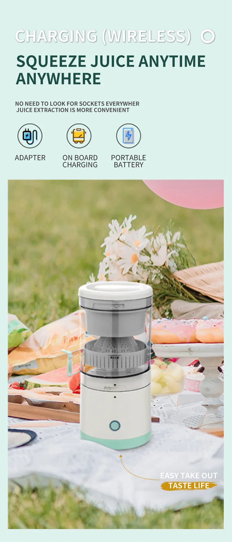 Automatic Electric Fruit Juicer