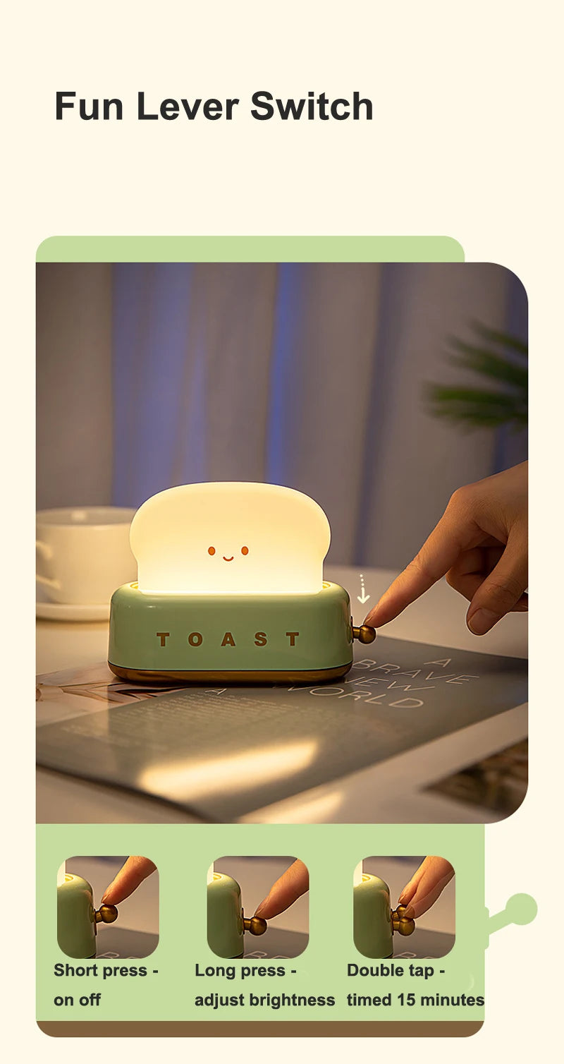 Toaster Bedside Lamp
