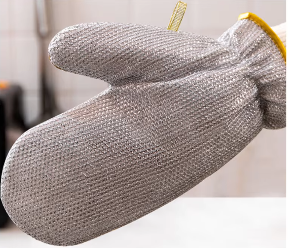 Silver Dishwashing Gloves