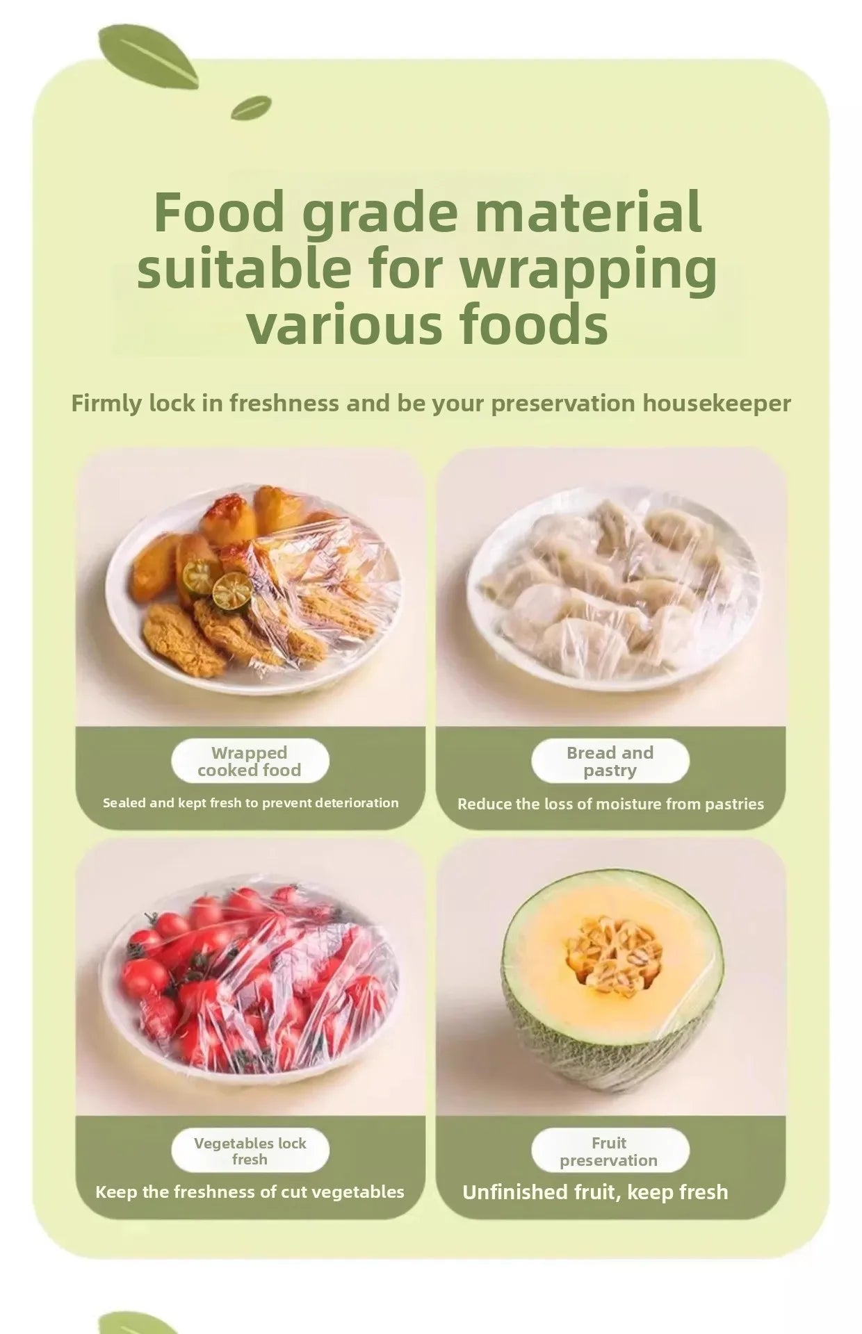 Transparent Food Cover