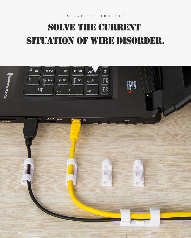 Self-Adhesive Cable Clips