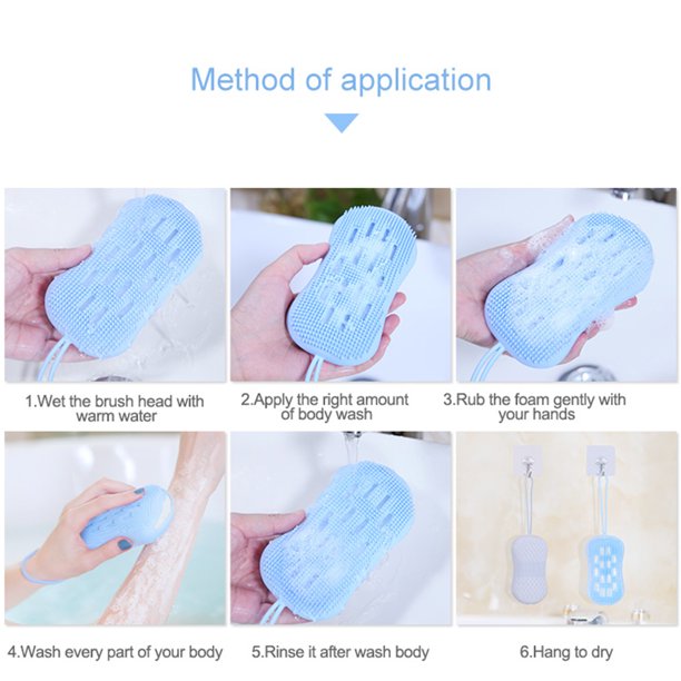 Silicone Scrubbing Bath Brush