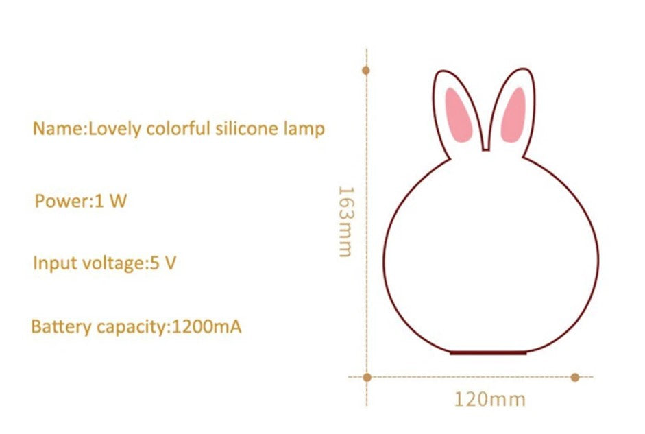 LED Rabbit Night Light