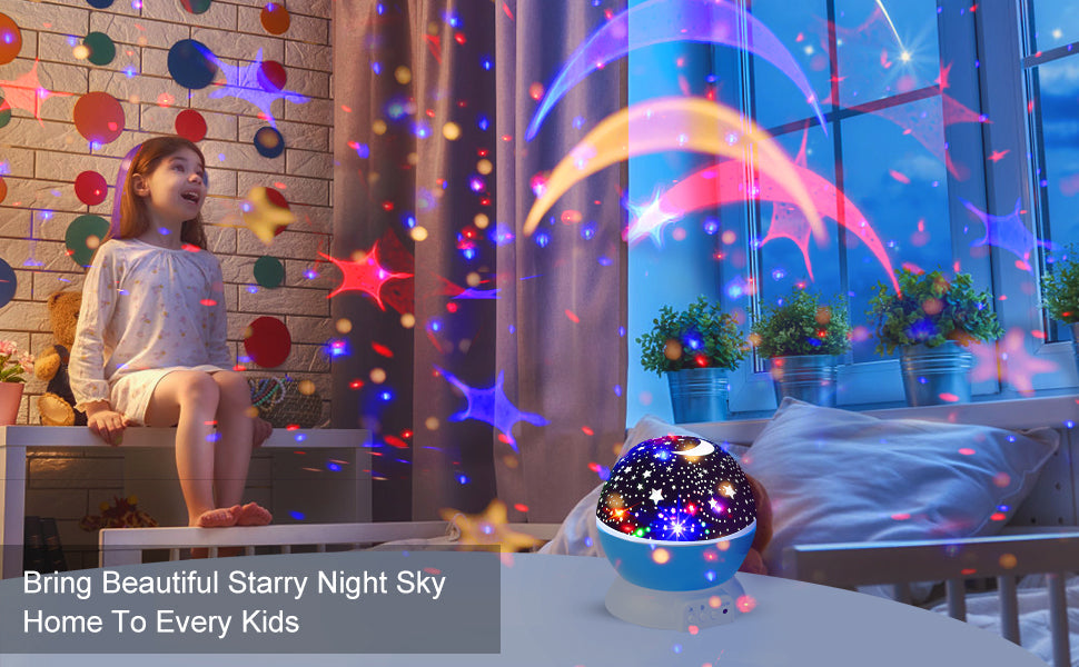 Star Night Rotating Projector