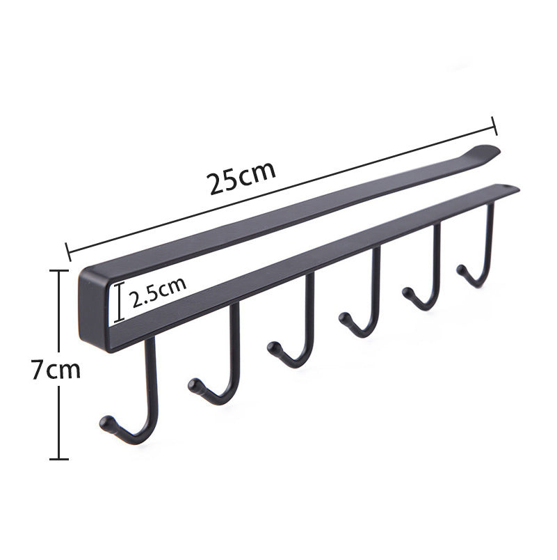 Under Cabinet 6 Hooks Hanger