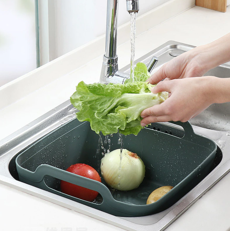Dishwashing Bowl with Bottom Drain Plug