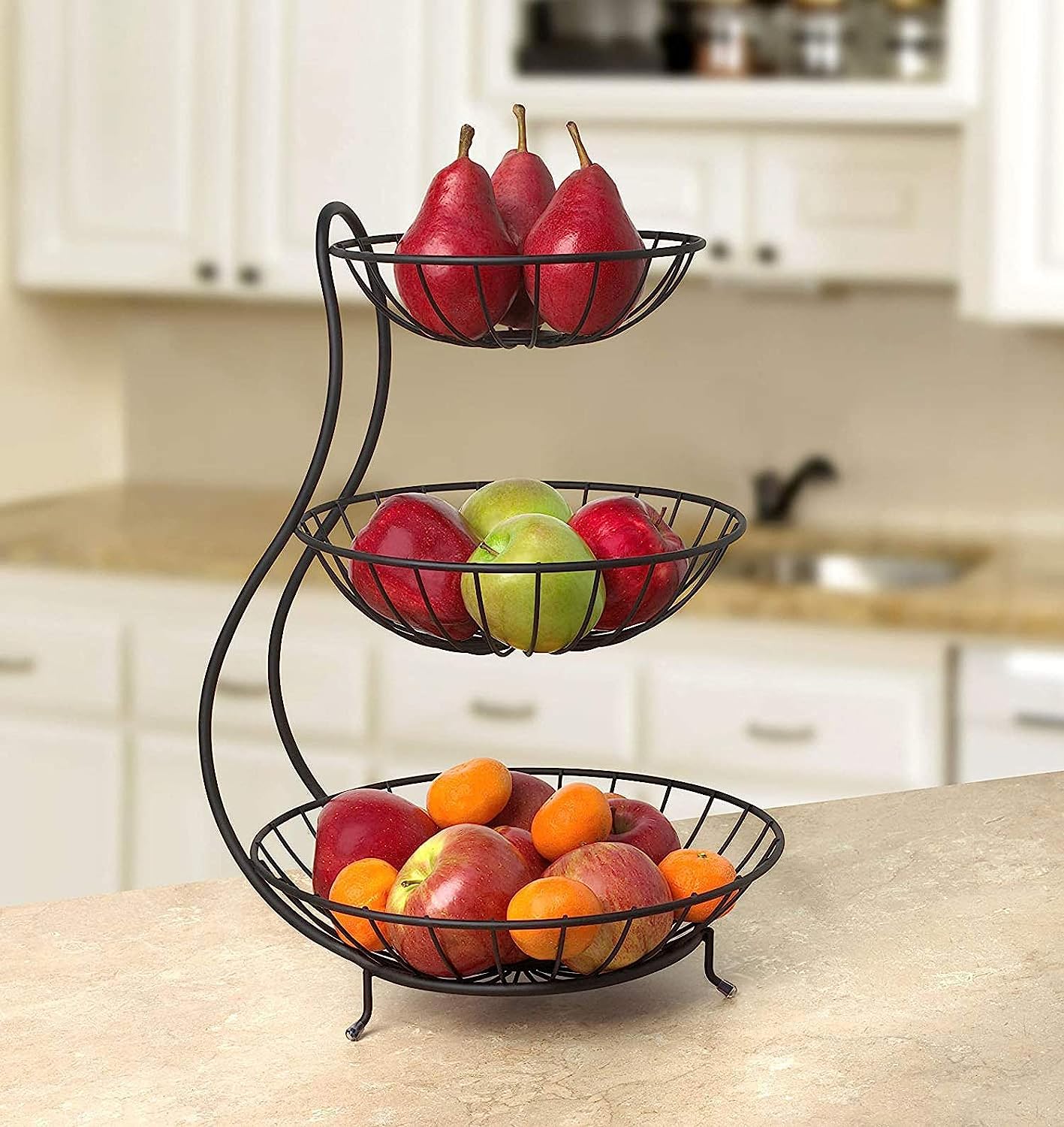 3 Tier Fruit and Vegetable Basket