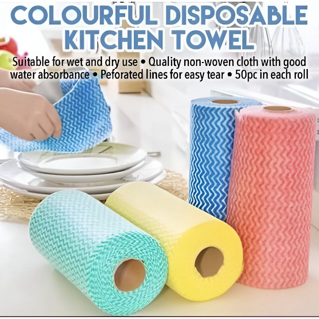 Reusable Kitchen Wipes